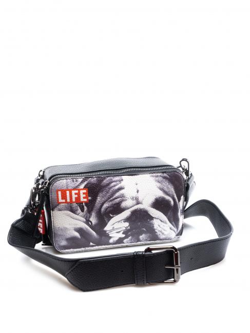 LIFE NINA Mini sac &agrave; bandouli&egrave;re pour appareil photo chiens - Sacs pour Femme