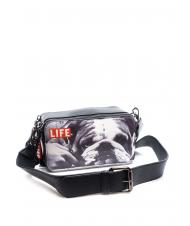 L'ATELIER DU SAC LIFE NINA Mini sac &agrave; bandouli&egrave;re pour appareil photo chiens - Sacs pour Femme - 2