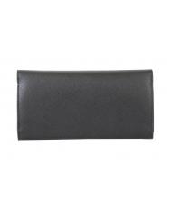 NAVA DURINI Grand portefeuille 12 cc et porte-monnaie noir - Portefeuilles Femme - 3
