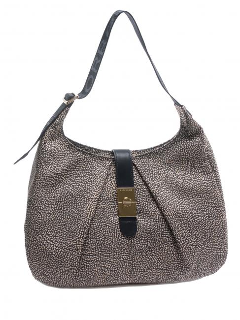 HOBO CORTINA MEDIUM Sac à bandoulière moyen OP / NATUREL / NOIR - Sacs pour Femme