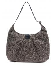 BORBONESE HOBO CORTINA MEDIUM Sac à bandoulière moyen OP / NATUREL / NOIR - Sacs pour Femme - 3