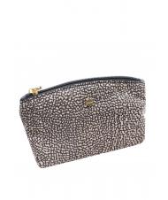 BORBONESE CLASSICA SMALL Petite pochette OP / NATUREL / NOIR - Pochettes & Trousses - 2