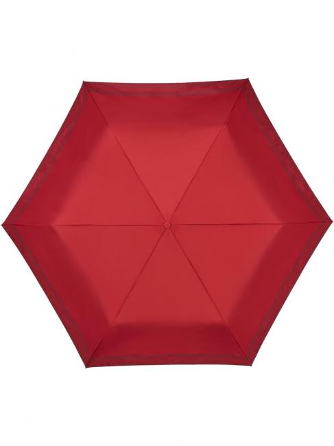 POCKET GO Petit parapluie 3 sections, ouverture/fermeture automatique formule rouge - Parapluies