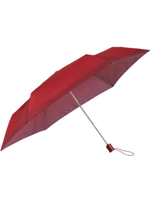 POCKET GO Petit parapluie 3 sections, ouverture/fermeture automatique formule rouge - Parapluies