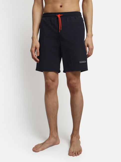 V-MORGEX Maillot de bain long avec logo blu marine - Maillots de bain