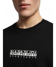 NAPAPIJRI S-BOX SS T-shirt en coton &agrave; bo&icirc;te logo noir 041 - T-shirt - 3