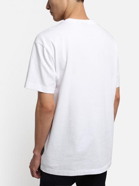 S-BOX SS T-shirt en coton &agrave; bo&icirc;te logo blanc brillant 002 - T-shirt