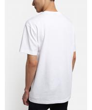 NAPAPIJRI S-BOX SS T-shirt en coton &agrave; bo&icirc;te logo blanc brillant 002 - T-shirt - 2