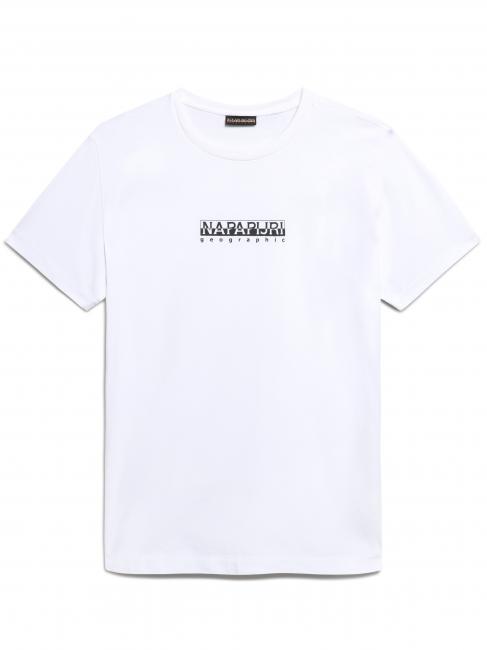 S-BOX SS T-shirt en coton &agrave; bo&icirc;te logo blanc brillant 002 - T-shirt