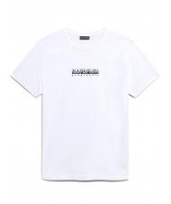 NAPAPIJRI S-BOX SS T-shirt en coton &agrave; bo&icirc;te logo blanc brillant 002 - T-shirt - 4