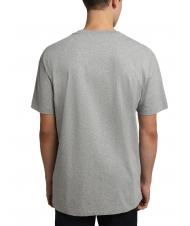 NAPAPIJRI S-BOX SS T-shirt en coton &agrave; bo&icirc;te logo gris moyen chin&eacute; - T-shirt - 2