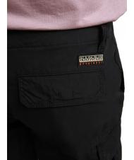 NAPAPIJRI NOTO 5 Bermuda cargo en coton noir 041 - Pantalon - 6