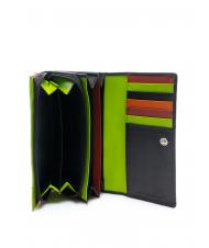 LESAC COLORFULL Portefeuille en cuir, avec porte-monnaie - Portefeuilles Femme