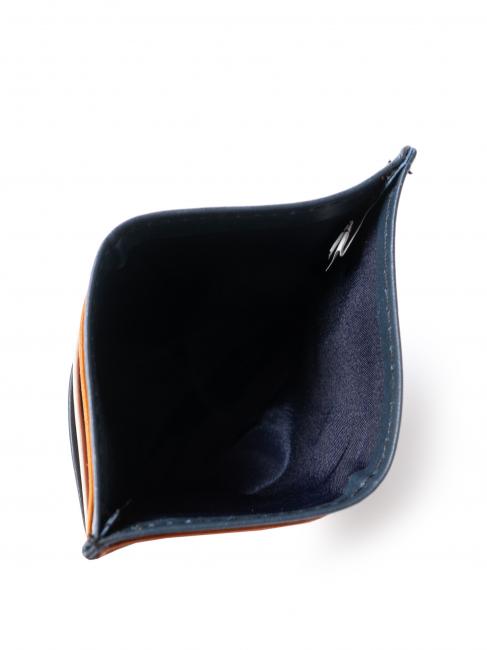 COLORFULL Porte-cartes plat en cuir Noir - Portefeuilles Homme