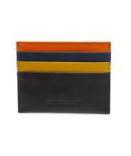 LESAC COLORFULL Porte-cartes plat en cuir MORO - Portefeuilles Homme - 3