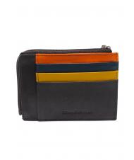 LESAC COLORFULL Portefeuille plat en cuir MORO - Portefeuilles Homme - 3