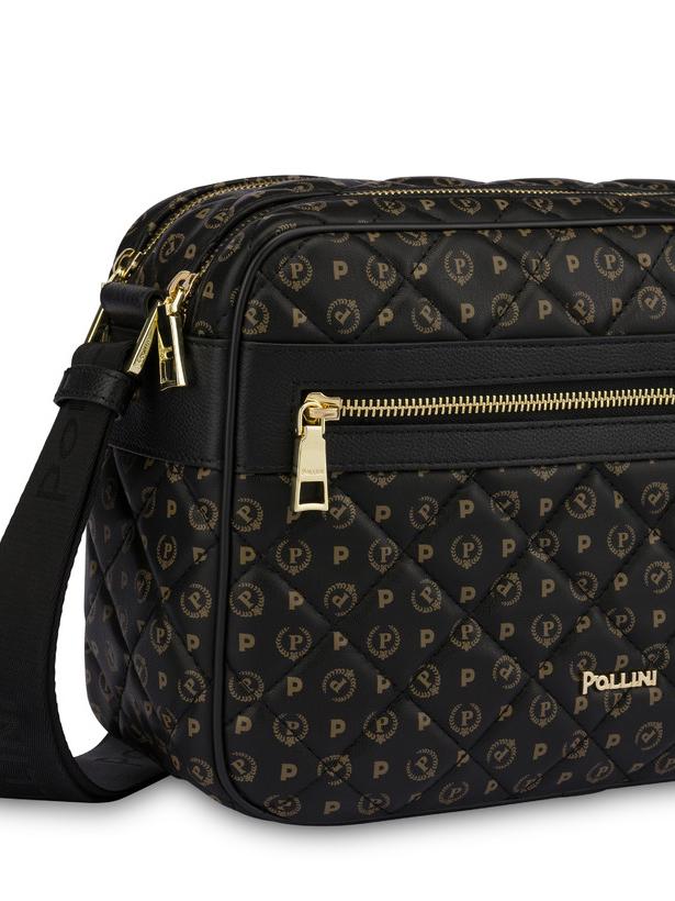 Pollini Heritage Matelasse Sac D epaule Noir Achetez A Prix Outlet