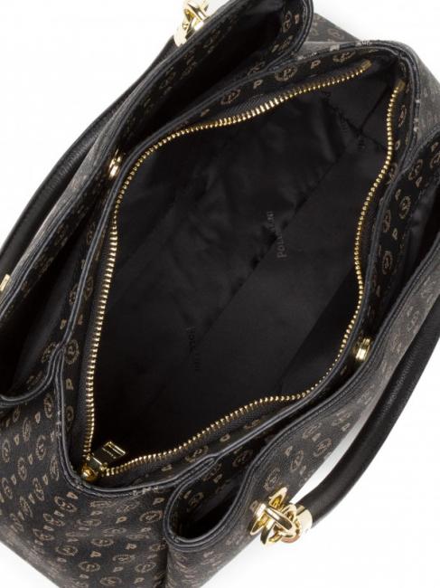 HERITAGE  Sac &agrave; main avec bandouli&egrave;re Noir - Sacs pour Femme