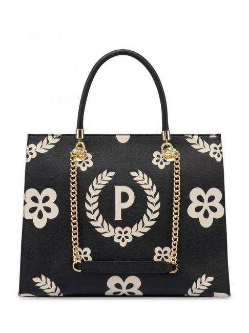 HERITAGE  Sac shopping avec imprim&eacute; int&eacute;gral Noir - Sacs pour Femme