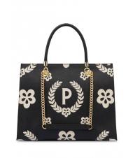 POLLINI HERITAGE  Sac shopping avec imprim&eacute; int&eacute;gral Noir - Sacs pour Femme - 3