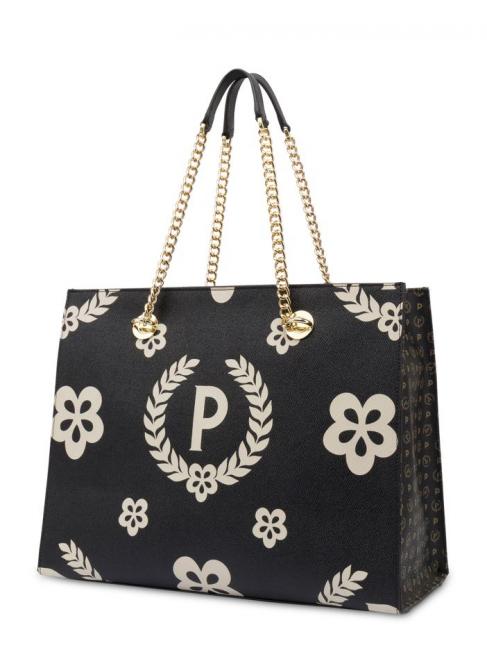 HERITAGE  Sac shopping avec imprim&eacute; int&eacute;gral Noir - Sacs pour Femme