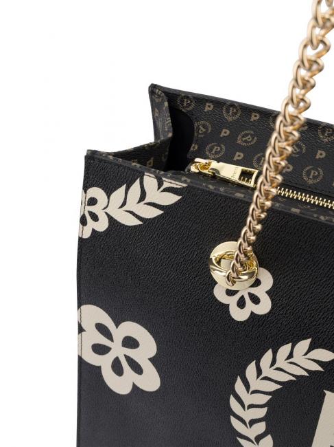 HERITAGE  Sac shopping avec imprim&eacute; int&eacute;gral Noir - Sacs pour Femme
