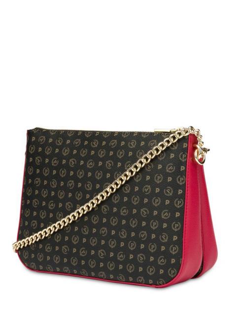 HERITAGE  sac bandouli&egrave;re cha&icirc;ne laque noire - Sacs pour Femme