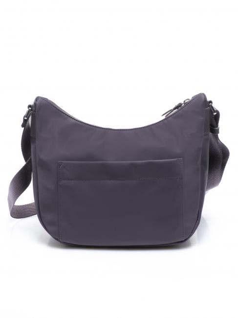 KARISSA 2.0 Petit sac hobo avec bandouli&egrave;re &eacute;co gris fonc&eacute; - Sacs pour Femme