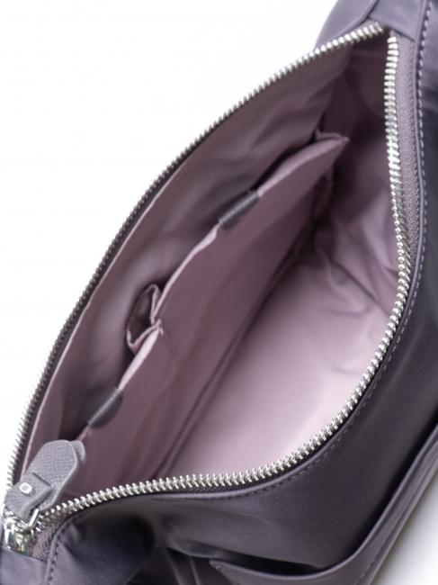 KARISSA 2.0 Petit sac hobo avec bandouli&egrave;re &eacute;co gris fonc&eacute; - Sacs pour Femme