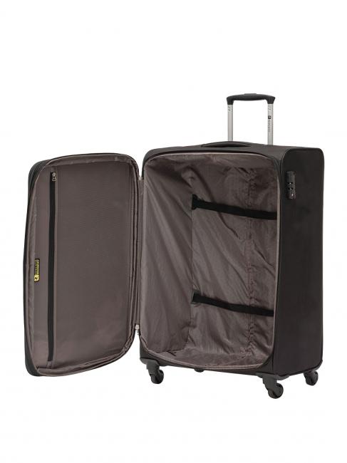 ONE WAY Chariot &agrave; bagages &agrave; main Noir - Valises cabine