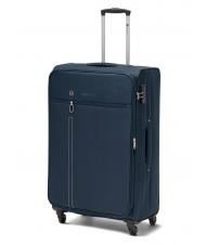 R RONCATO ONE WAY Ensemble de 3 chariots &agrave; bagages &agrave; main, moyen exp, grand exp bleu fonc&eacute; - Ensemble Valises - 5