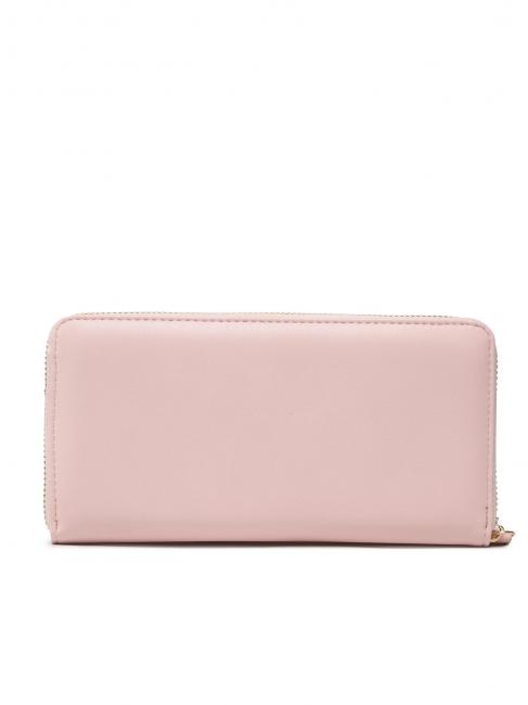 BICOLOR UNLINED Grand portefeuille zipp&eacute; rose clair - Portefeuilles Femme