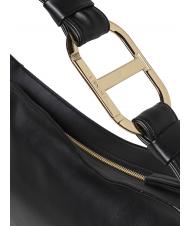 TWINSET OVAL T HANDLE Grand sac &agrave; bandouli&egrave;re noir - Sacs pour Femme - 3