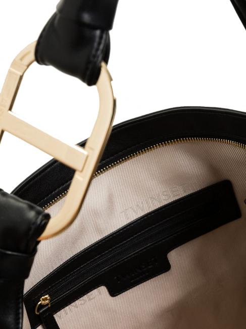 OVAL T HANDLE Grand sac &agrave; bandouli&egrave;re noir - Sacs pour Femme