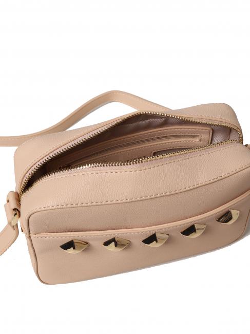 SQUARED STUDS Sac &agrave; bandouli&egrave;re avec fermeture &eacute;clair sable cubain - Sacs pour Femme
