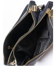 BORBONESE BORBONAIS Sac &agrave; bandouli&egrave;re, petit noir fonc&eacute; - Sacs pour Femme - 5