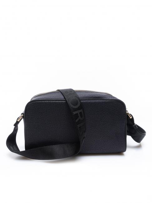 BORBONAIS Mini sac à bandoulière, en tissu noir foncé - Sacs pour Femme