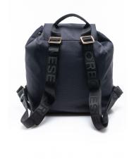 BORBONESE BORBONAIS Sac à dos moyen en tissu noir foncé - Sacs pour Femme - 4