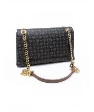 POLLINI HERITAGE Sac à bandoulière moyen brun noir - Sacs pour Femme - 3