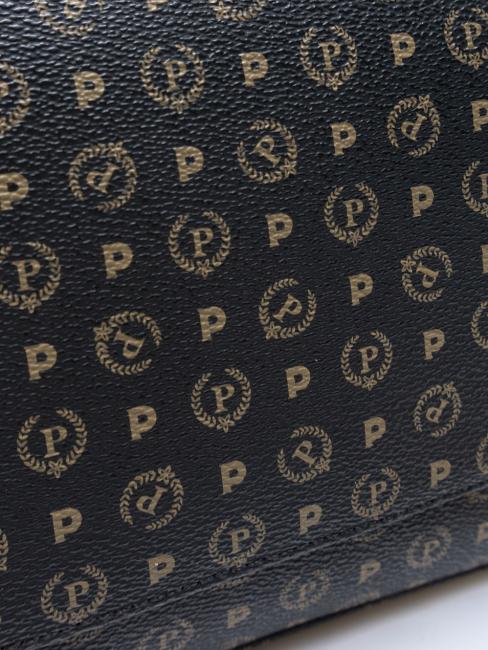 HERITAGE Sac à bandoulière moyen brun noir - Sacs pour Femme