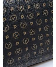 POLLINI HERITAGE Sac à bandoulière moyen brun noir - Sacs pour Femme - 4