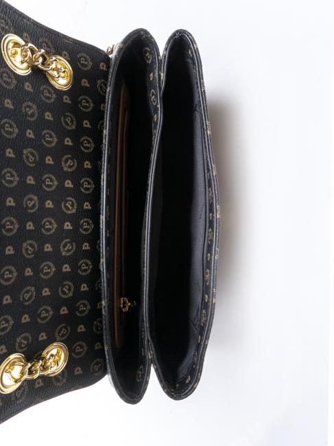 HERITAGE Sac à bandoulière moyen brun noir - Sacs pour Femme