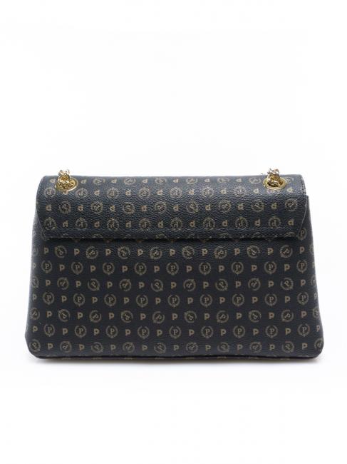 HERITAGE Sac à bandoulière moyen laque noire - Sacs pour Femme