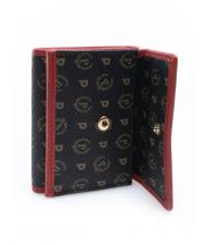 POLLINI HERITAGE Portefeuille à rabat laque noire - Portefeuilles Femme - 4