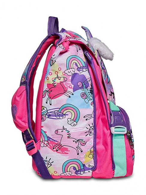 GANG ANIMALI FANTASY SJ Sac &agrave; dos extensible FOR&Ecirc;T RAY&Eacute;E NOIRE - Sacs &agrave; dos pour l'&Eacute;cole & les Loisirs