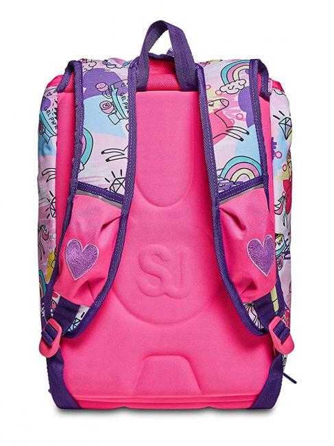GANG ANIMALI FANTASY SJ Sac &agrave; dos extensible FOR&Ecirc;T RAY&Eacute;E NOIRE - Sacs &agrave; dos pour l'&Eacute;cole & les Loisirs