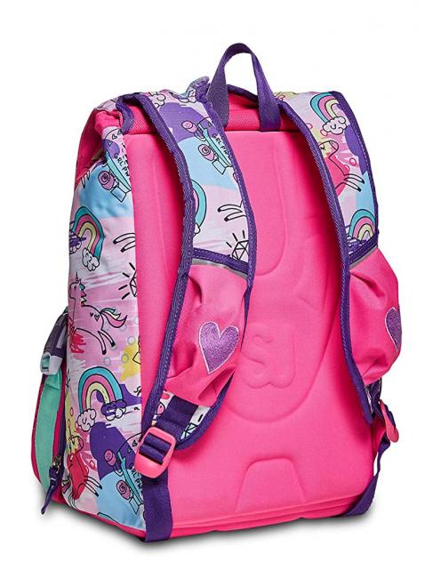GANG ANIMALI FANTASY SJ Sac &agrave; dos extensible FOR&Ecirc;T RAY&Eacute;E NOIRE - Sacs &agrave; dos pour l'&Eacute;cole & les Loisirs