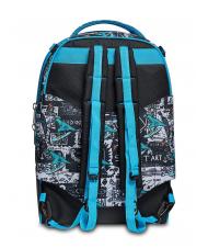 SJGANG GANG ANIMALI FLIP 3D SJ Sac &agrave; dos trolley d&eacute;tachable &agrave; triple roulettes Noir - Sacs &agrave; dos &agrave; roulettes - 4