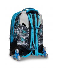 SJGANG GANG ANIMALI FLIP 3D SJ Sac &agrave; dos trolley d&eacute;tachable &agrave; triple roulettes Noir - Sacs &agrave; dos &agrave; roulettes - 8