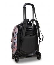 INVICTA NEW PLUG FANTASY Sac &agrave; dos Trolley avec chariot amovible logo camou rose - Sacs &agrave; dos &agrave; roulettes - 7